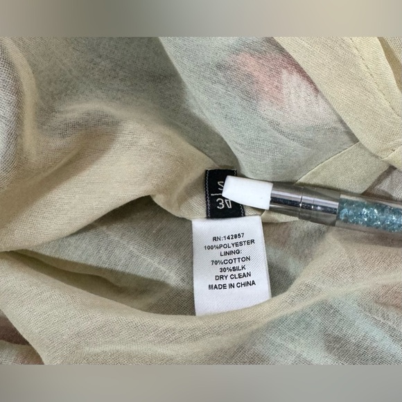 Elle Sasson Flamingo Tropical Print Dress, Size 2US/34UK A-Line Retails $995 - Picture 10 of 12